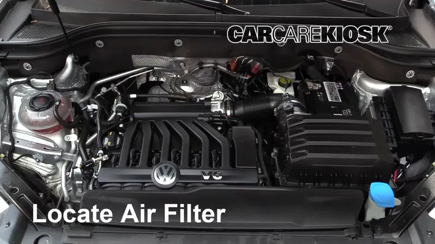 2018 Volkswagen Atlas SE 3.6L V6 Filtro de aire (motor)